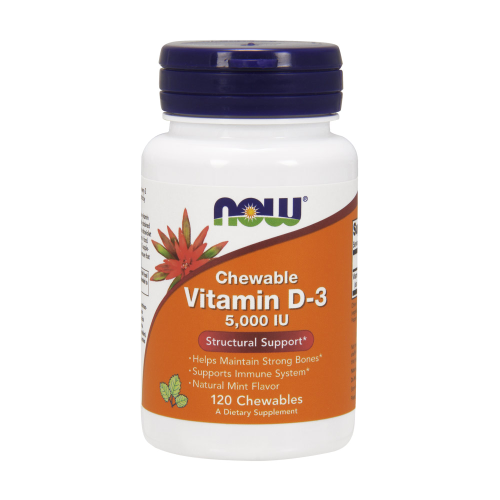 Vitamin D-3 5,000 IU - 120 Chewables