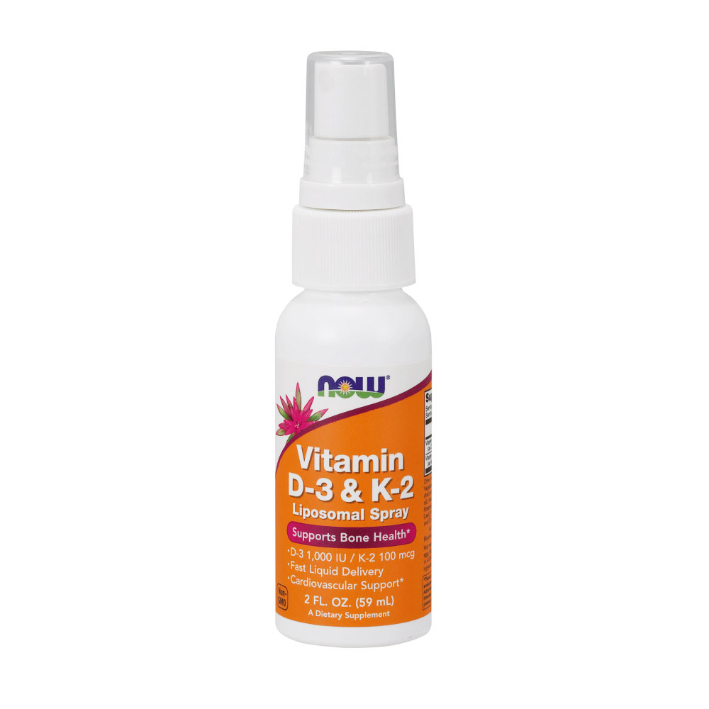 Vitamin D-3 & K-2 Liposomal Spray - 2 oz.
