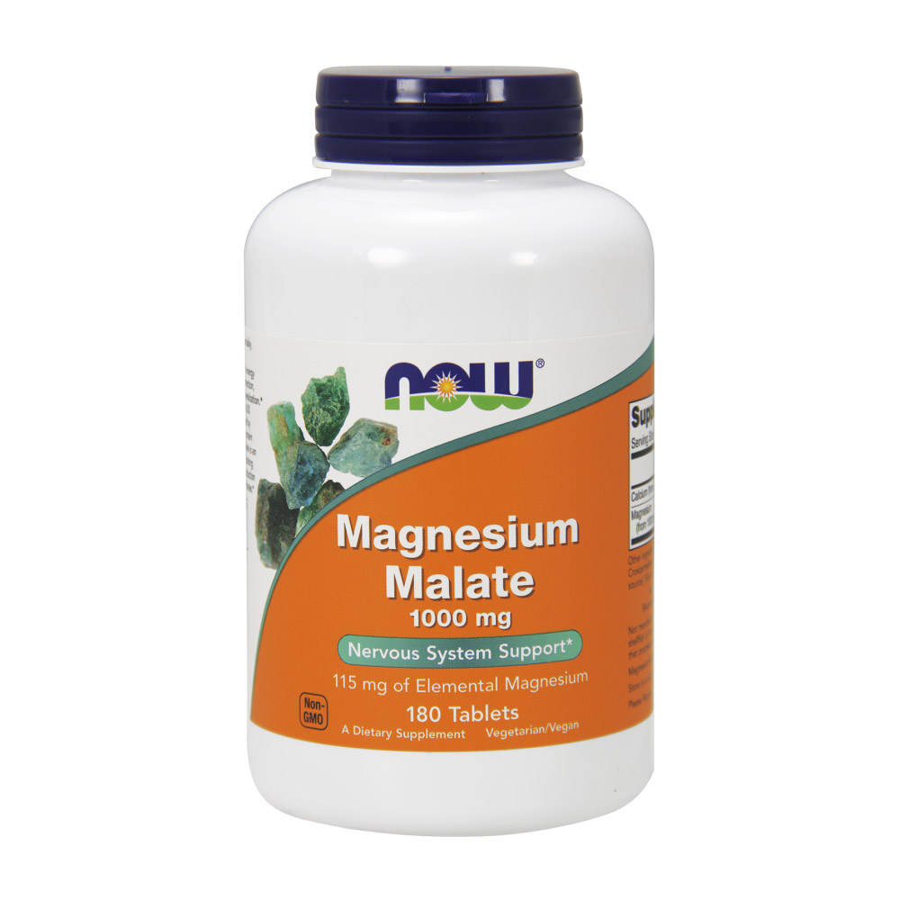 Magnesium Malate 1000 mg Vegetarian - 180 Tablets