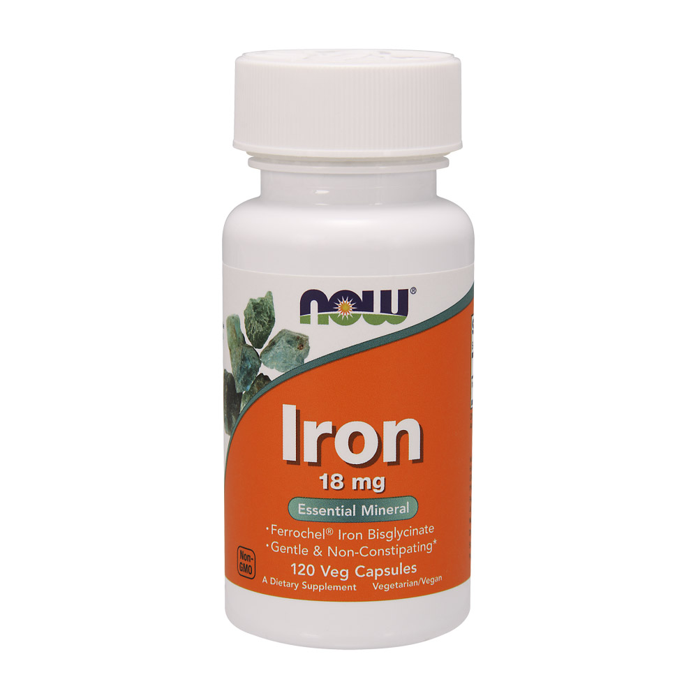 Iron 18 mg - 120 Veg Capsules