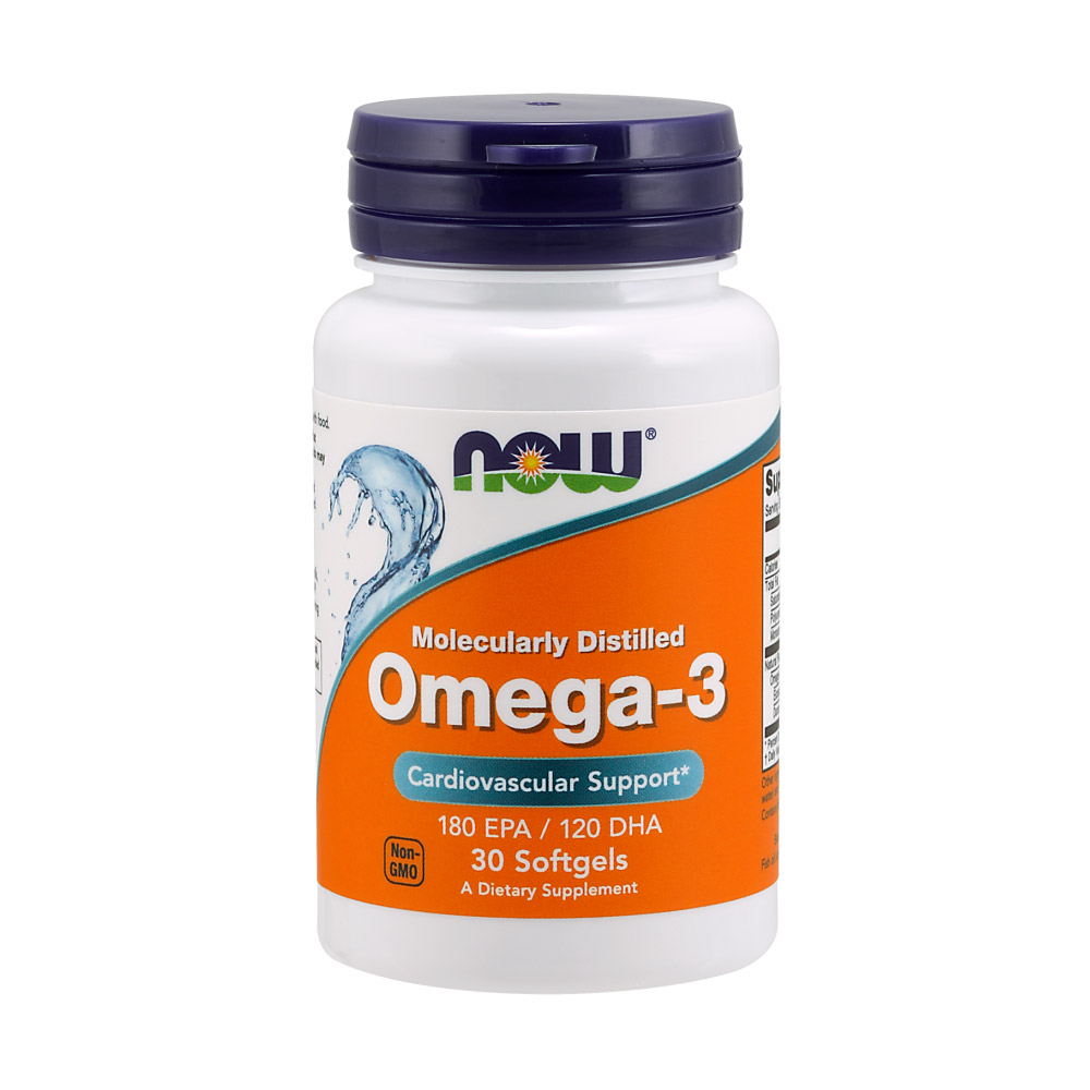 Omega-3, Molecularly Distilled - 100 Softgels