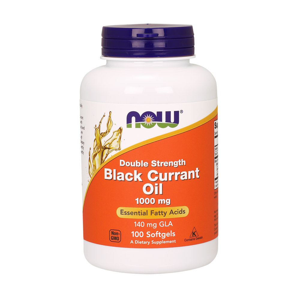 Black Currant Oil 1000 mg Double Strength - 100 Softgels
