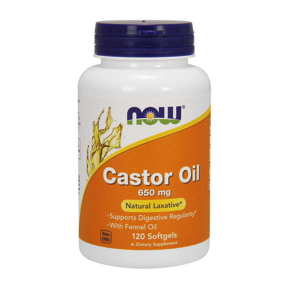 Castor Oil 650 mg - 120 Softgels