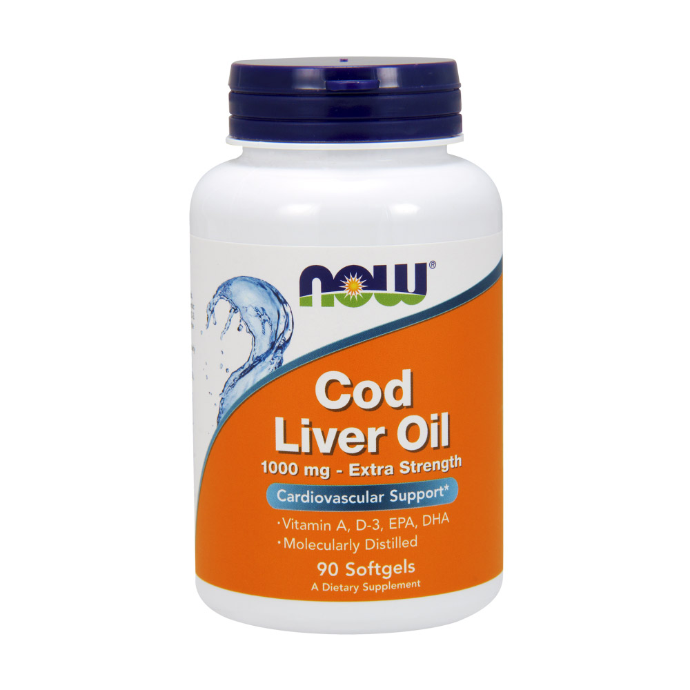 Cod Liver Oil Extra Strength 1,000 mg - 90 Softgels