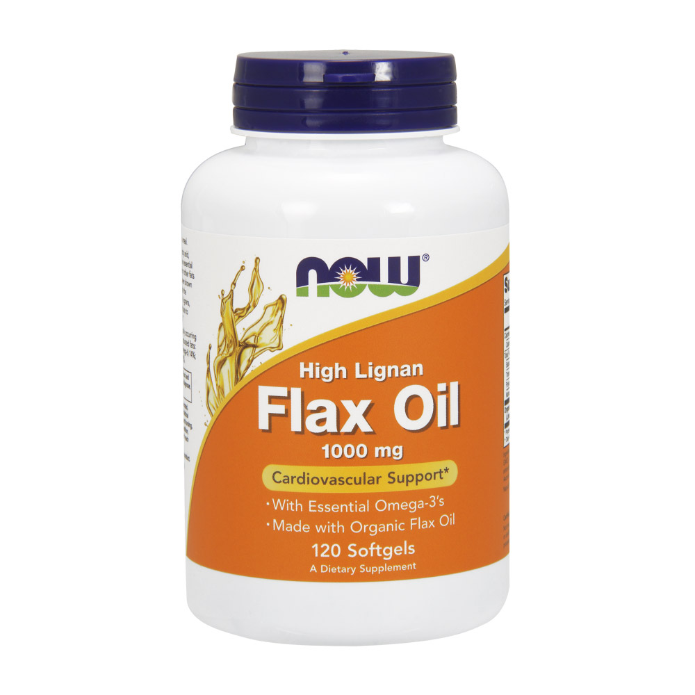 Flax Oil 1000 mg High Lignan - 120 Softgels