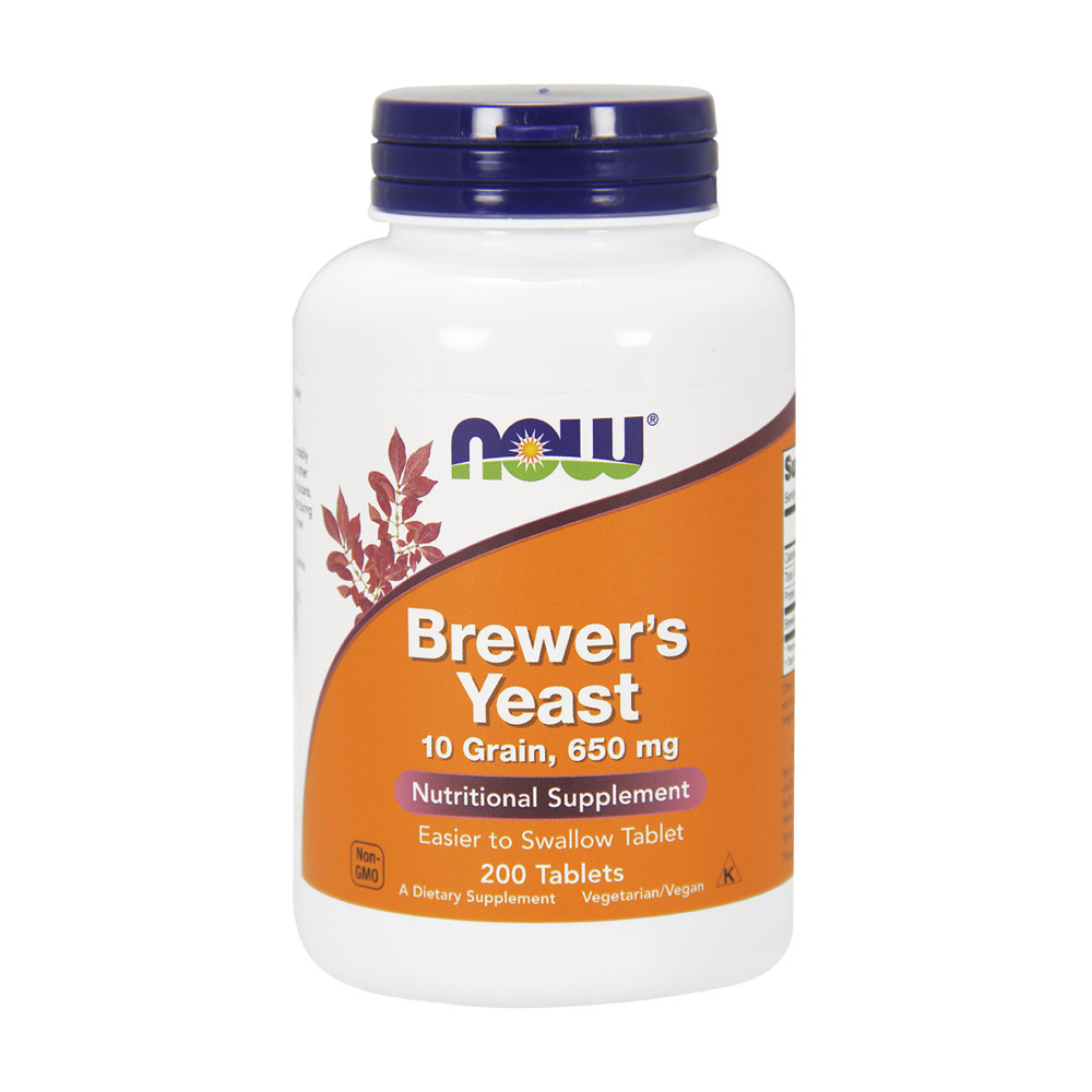 Now Foods, Brewer's Yeast, 650 mg, 200 Tablets