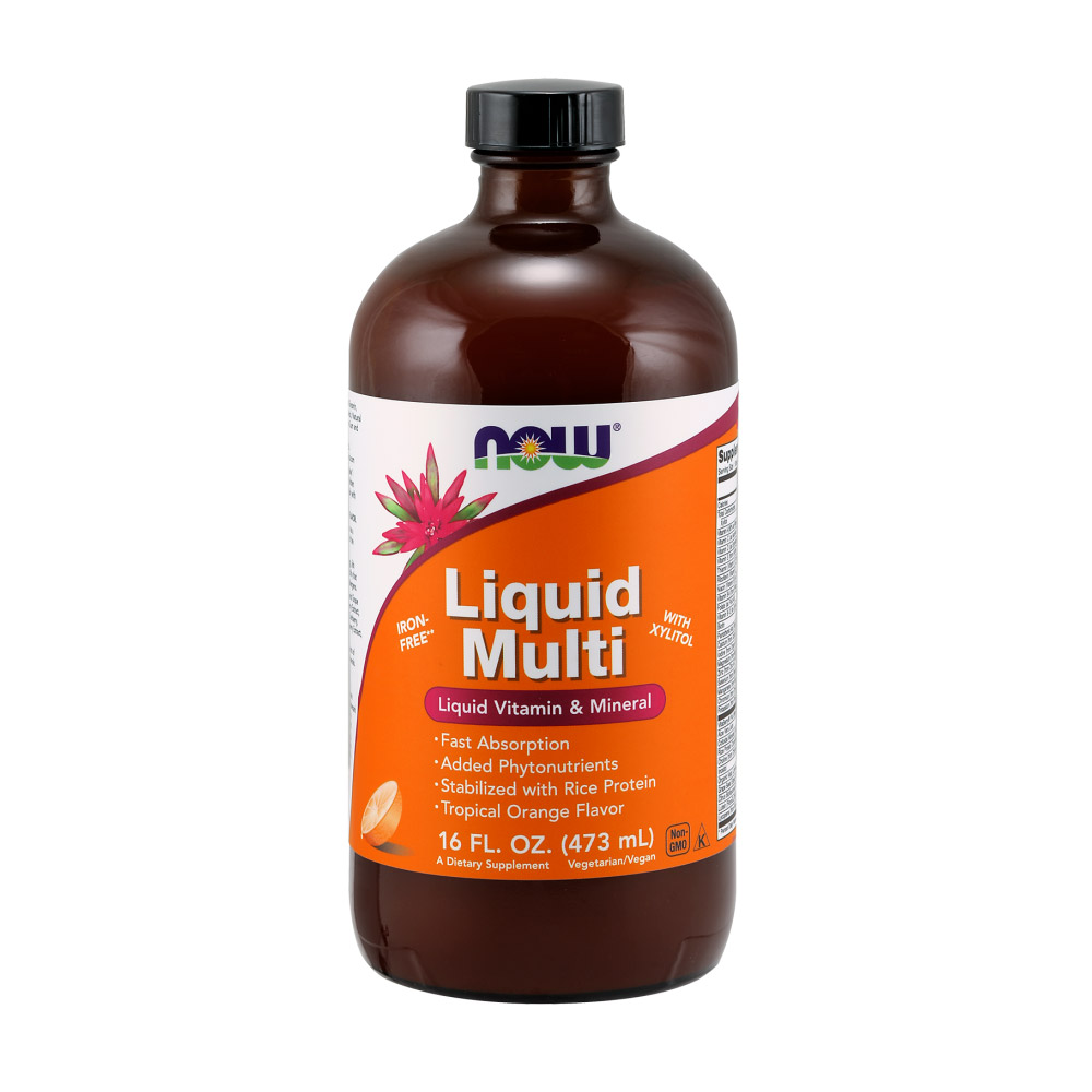 Liquid Multi, Tropical Orange Flavor - 16 oz.