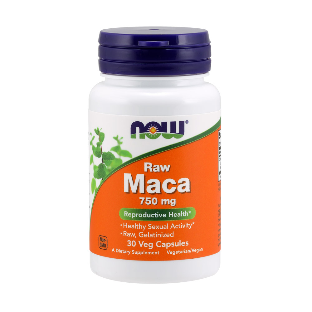 Maca 750 mg Raw Veg Capsules