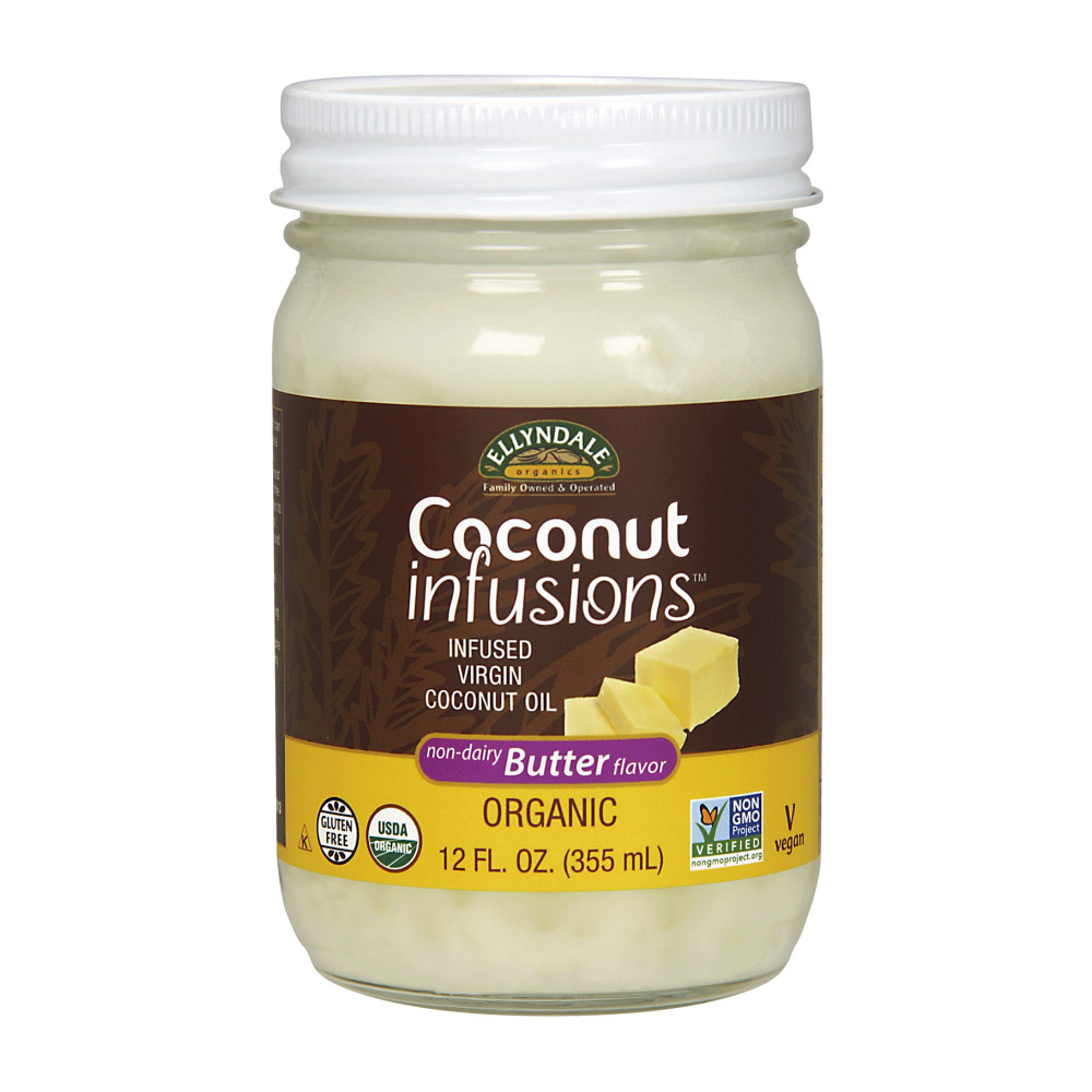 Coconut Infusions™, Organic - Non-Dairy Butter Flavor †“ 12 oz.