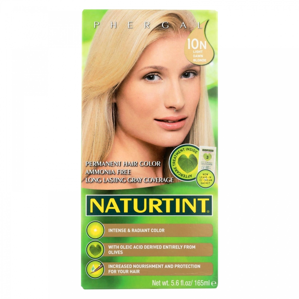 Naturtint Hair Color - Permanent - 10N - Light Dawn Blonde - 5.28 oz