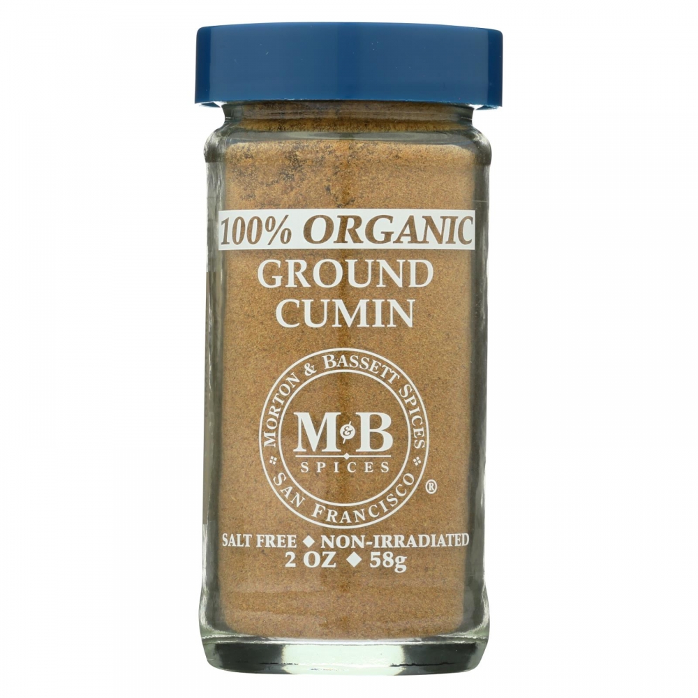 Morton and Bassett Organic Ground Cumin - Cumin - 3개 묶음상품 - 2 oz.