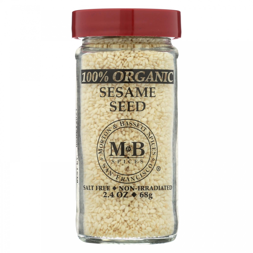 Morton and Bassett 100% Organic Seasoning - Sesame Seed - 2.4 oz - 3개 묶음상품