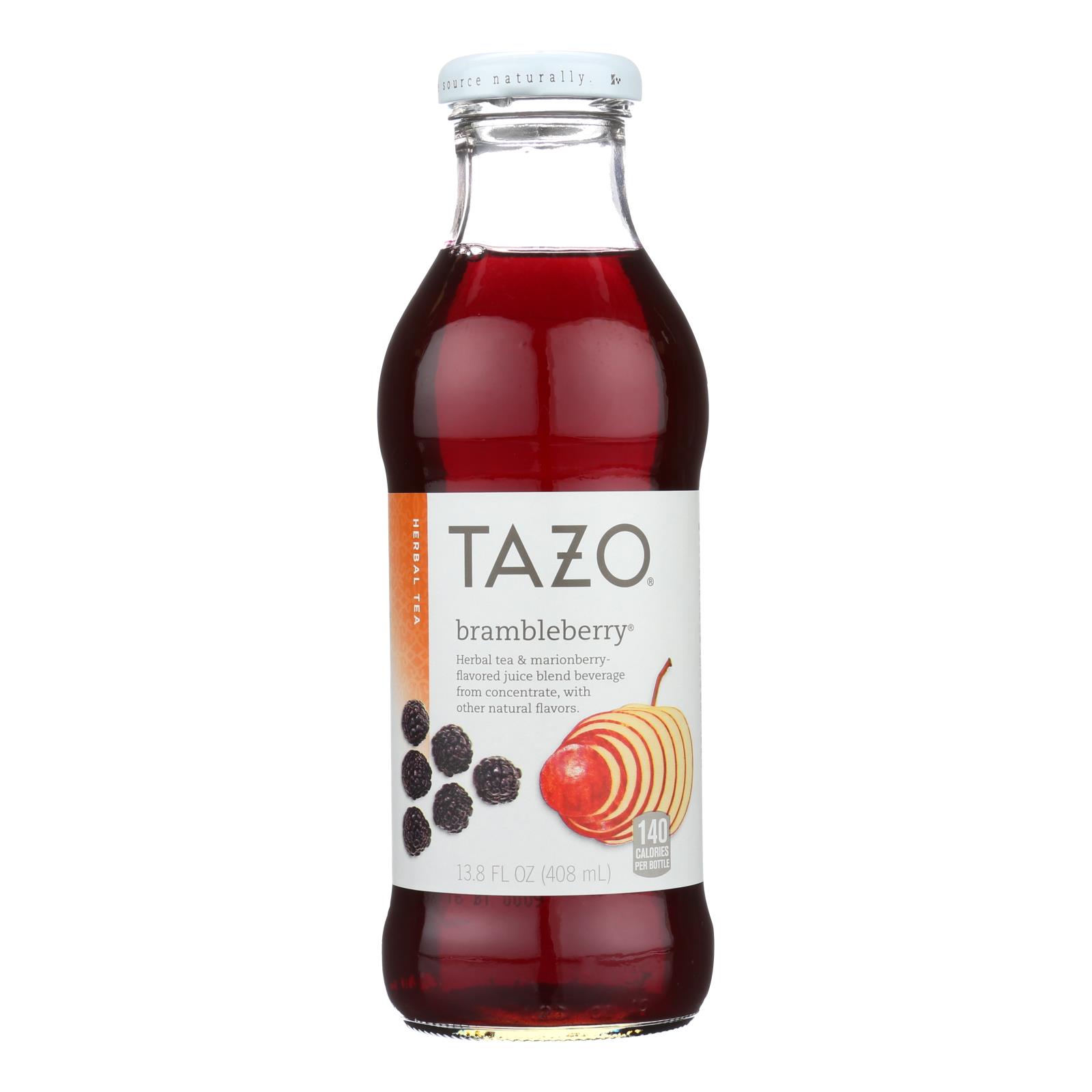 Tazo Brambleberry Herbal Tea & Marionberry-Flavored Juice Blend - 12개 묶음상품 - 13.8 FZ