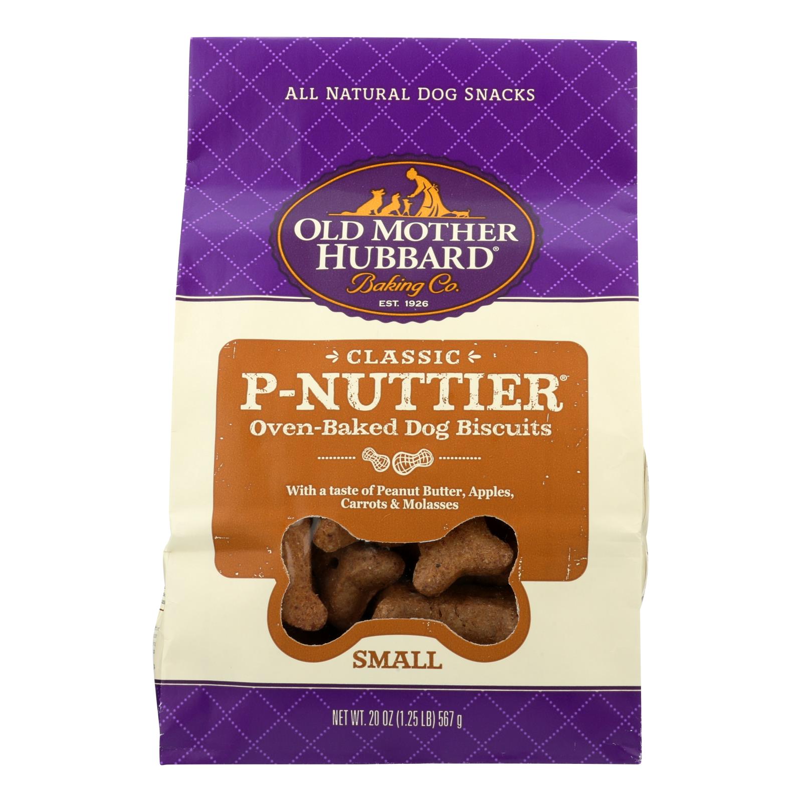 Old Mother Hubbard - Biscuits P-nuttier Small - 6개 묶음상품 - 20 OZ