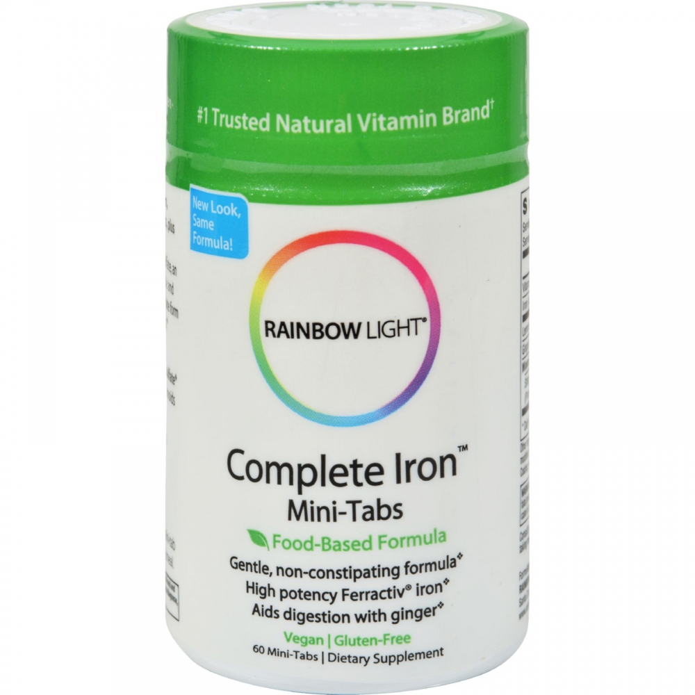 Rainbow Light Complete Iron Mini-Tabs - 60 Tablets