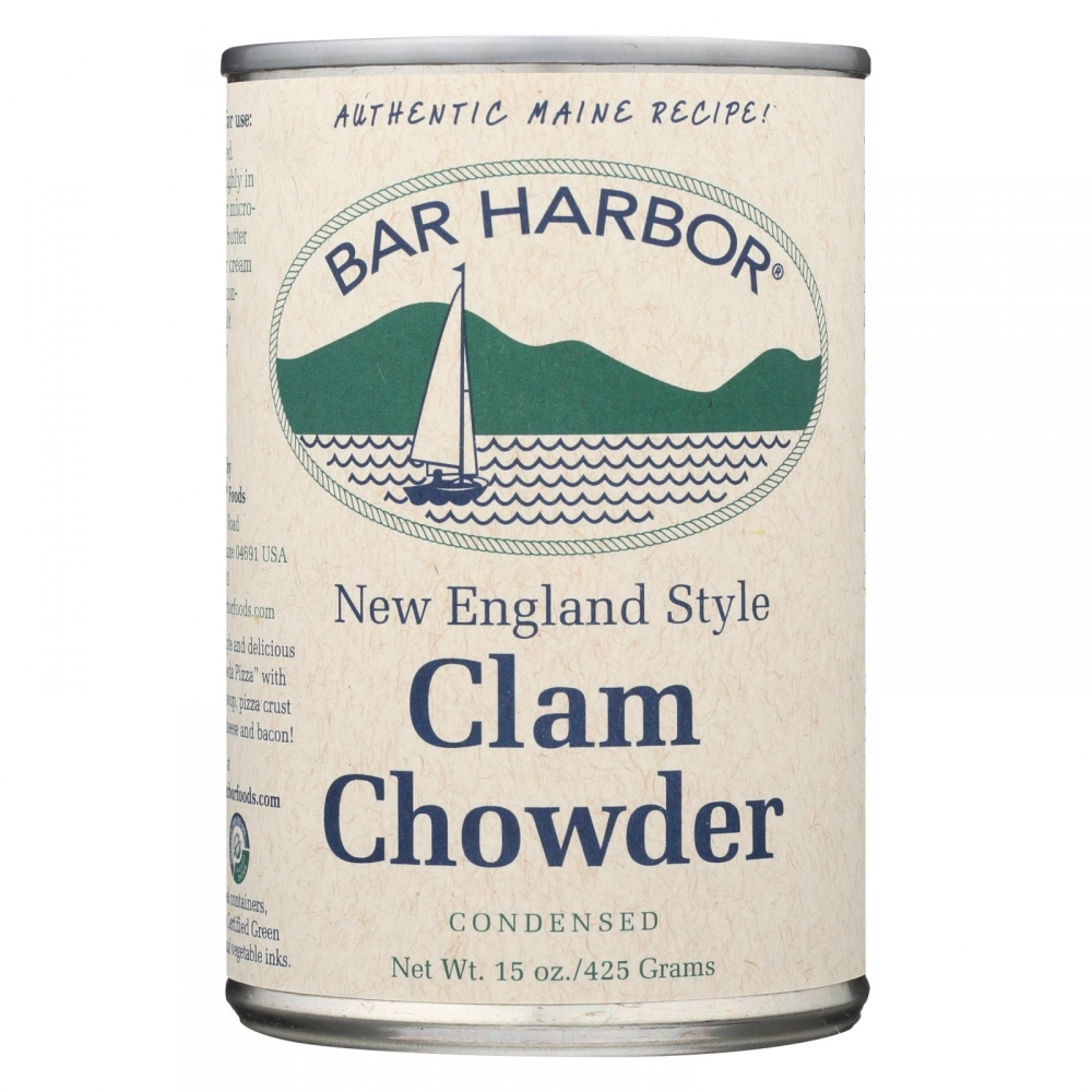Bar Harbor - All Natural New England Clam Chowder - 6개 묶음상품 - 15 oz.