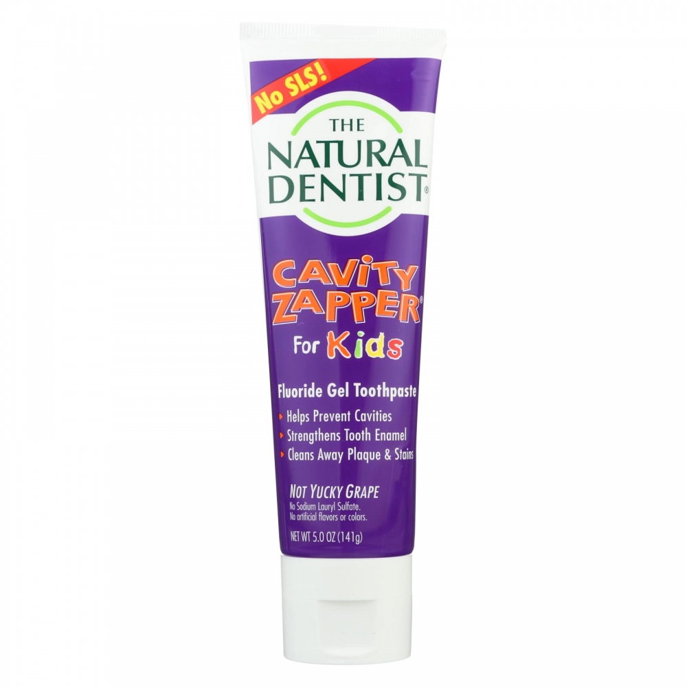 Natural Dentist Kids Cavity Zapper Toothpaste Buster Groovy Grape - 5 oz