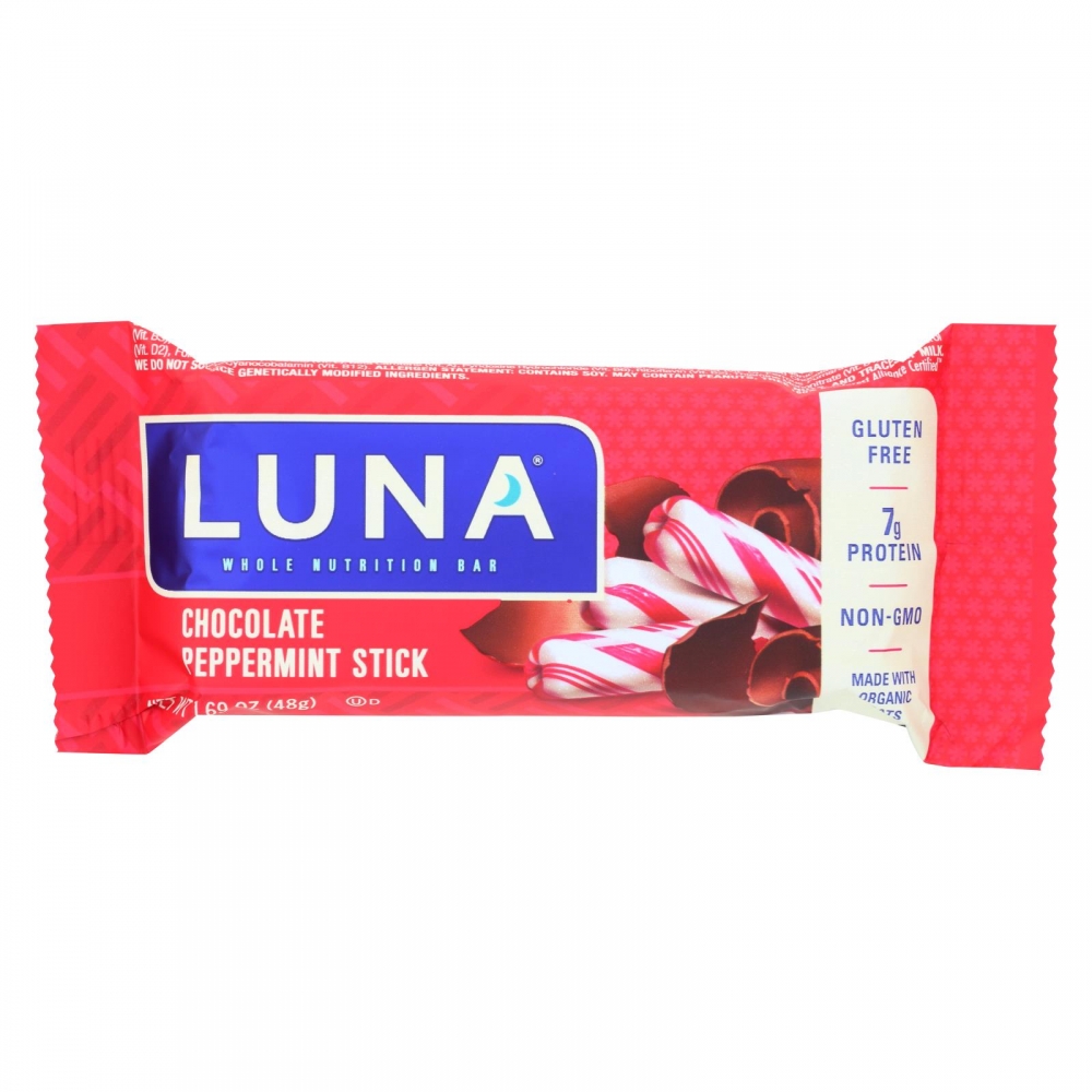 Clif Bar Luna Bar - Organic Chocolate Peppermint - 15개 묶음상품 - 1.69 oz