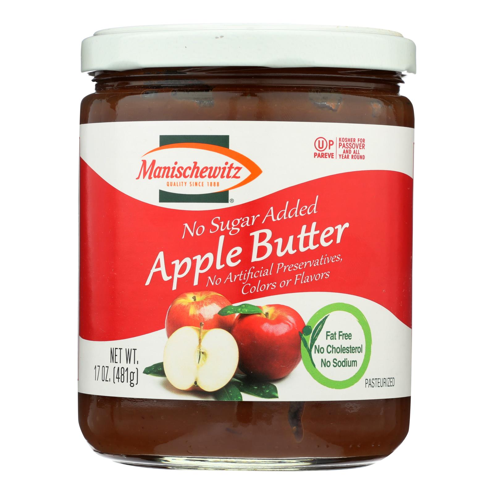 Manischewitz Apple Butter - 6개 묶음상품 - 17 OZ