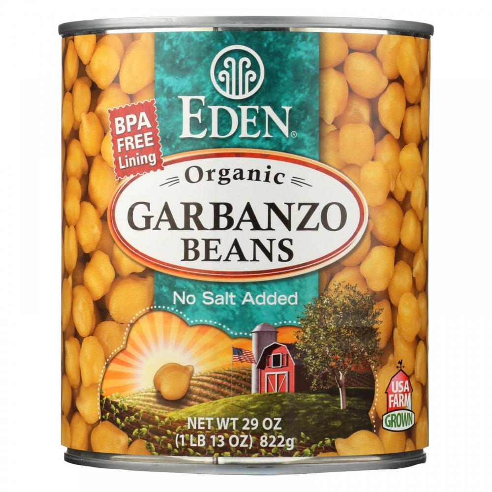 Eden Foods Organic Garbanzo Beans - 12개 묶음상품 - 29 oz.