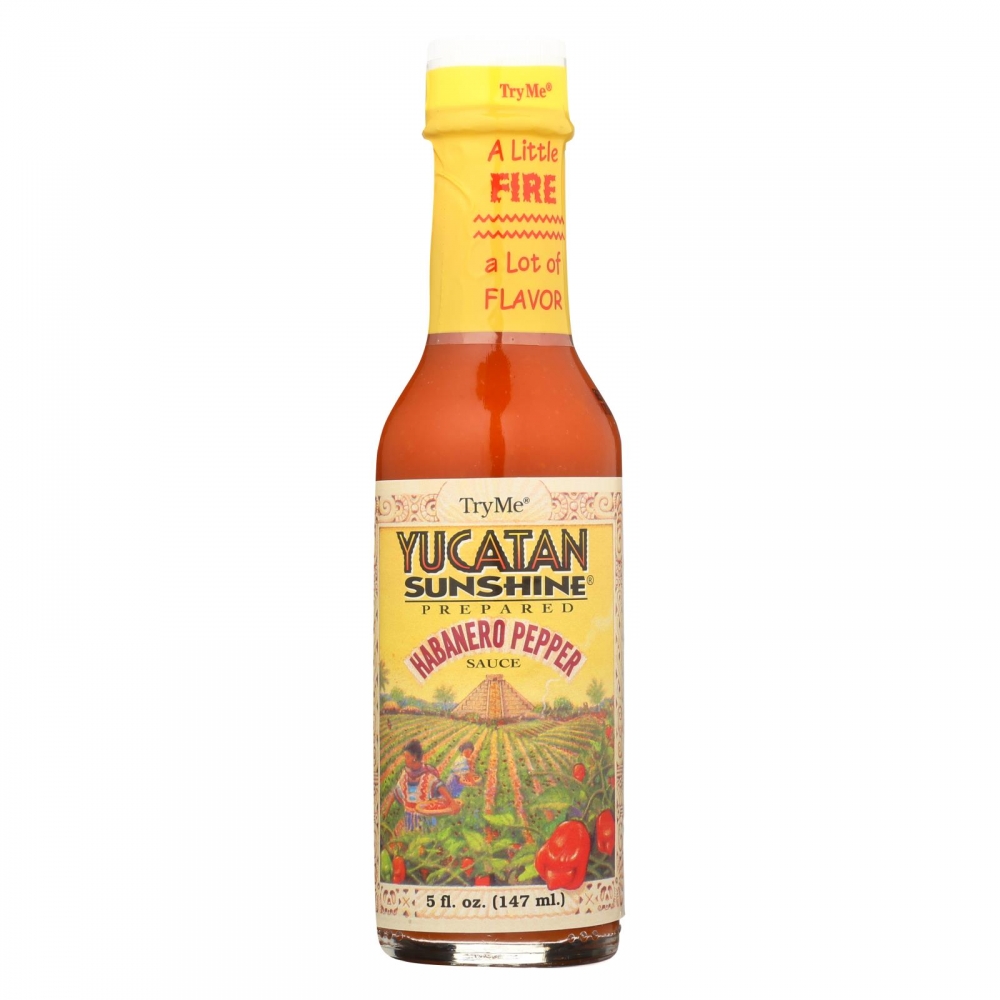 Try Me Yucatan Sunshine - Habanero Pepper Sauce - 6개 묶음상품 - 5 Fl oz.