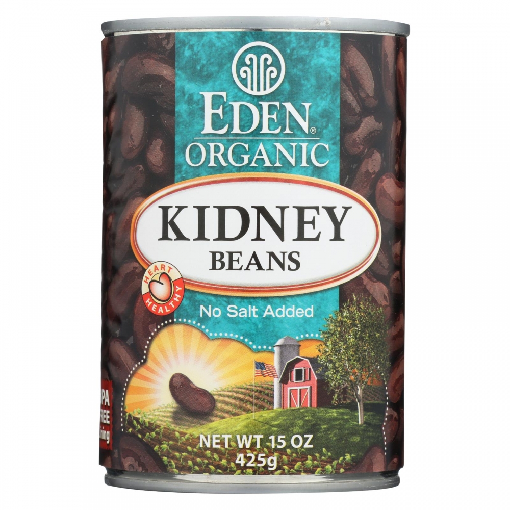 Eden Foods Organic Kidney Beans - 12개 묶음상품 - 15 oz.