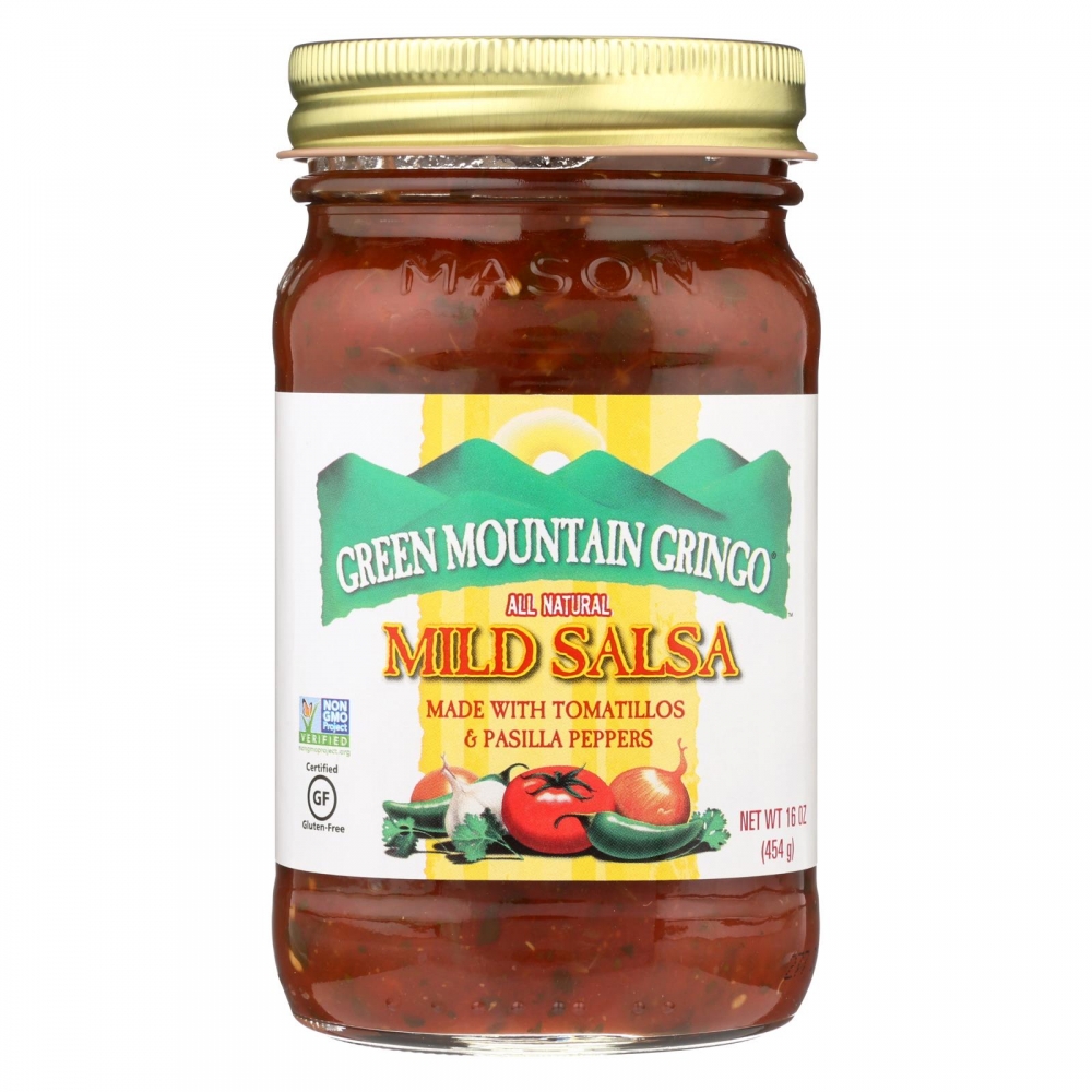 Green Mountain Gringo Mild Salsa - 12개 묶음상품 - 16 oz.