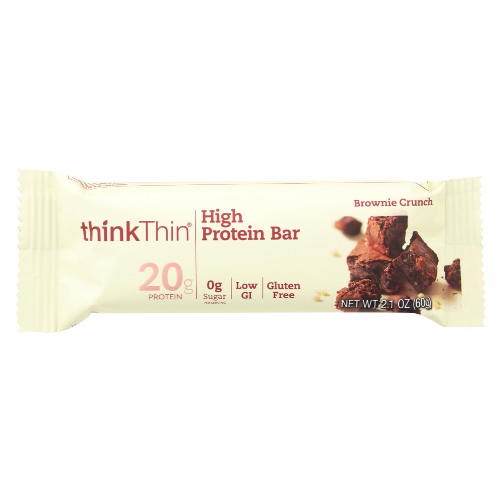 Think Products Thin Bar - Brownie Crunch - 10개 묶음상품 - 2.1 oz
