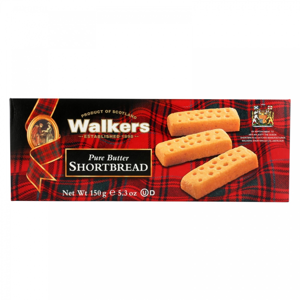 Walkers Shortbread - Pure Butter Fingers - 12개 묶음상품 - 5.3 oz.