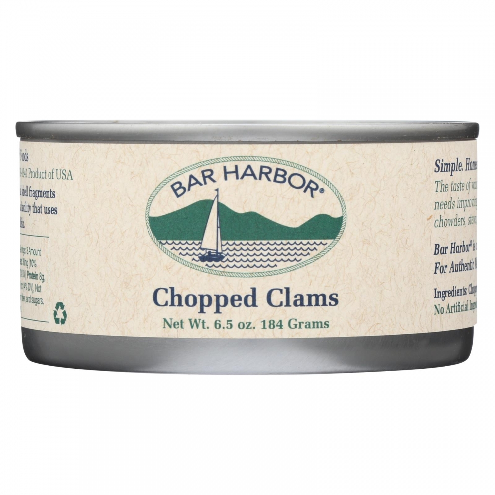 Bar Harbor - Chopped Clams - 12개 묶음상품 - 6.5 oz.