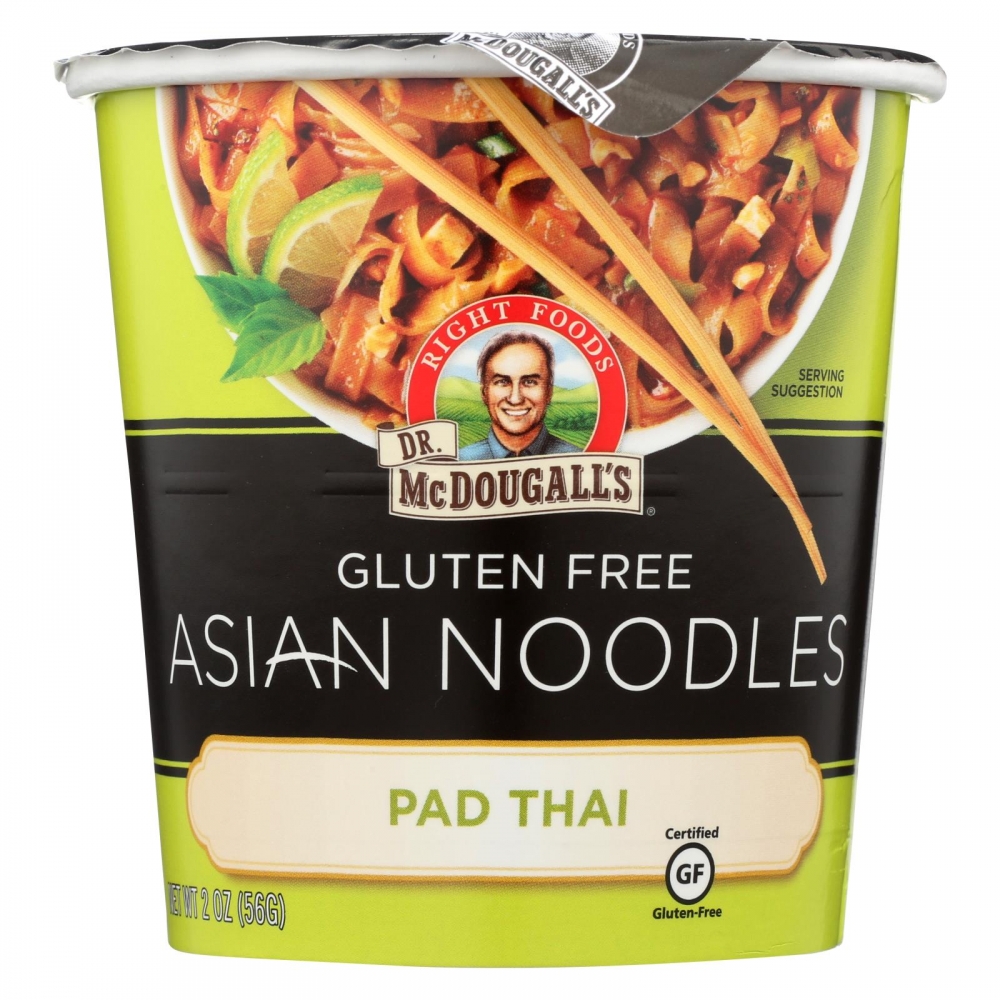 Dr. McDougall's Pad Thai Asian Noodles - 6개 묶음상품 - 2 oz.
