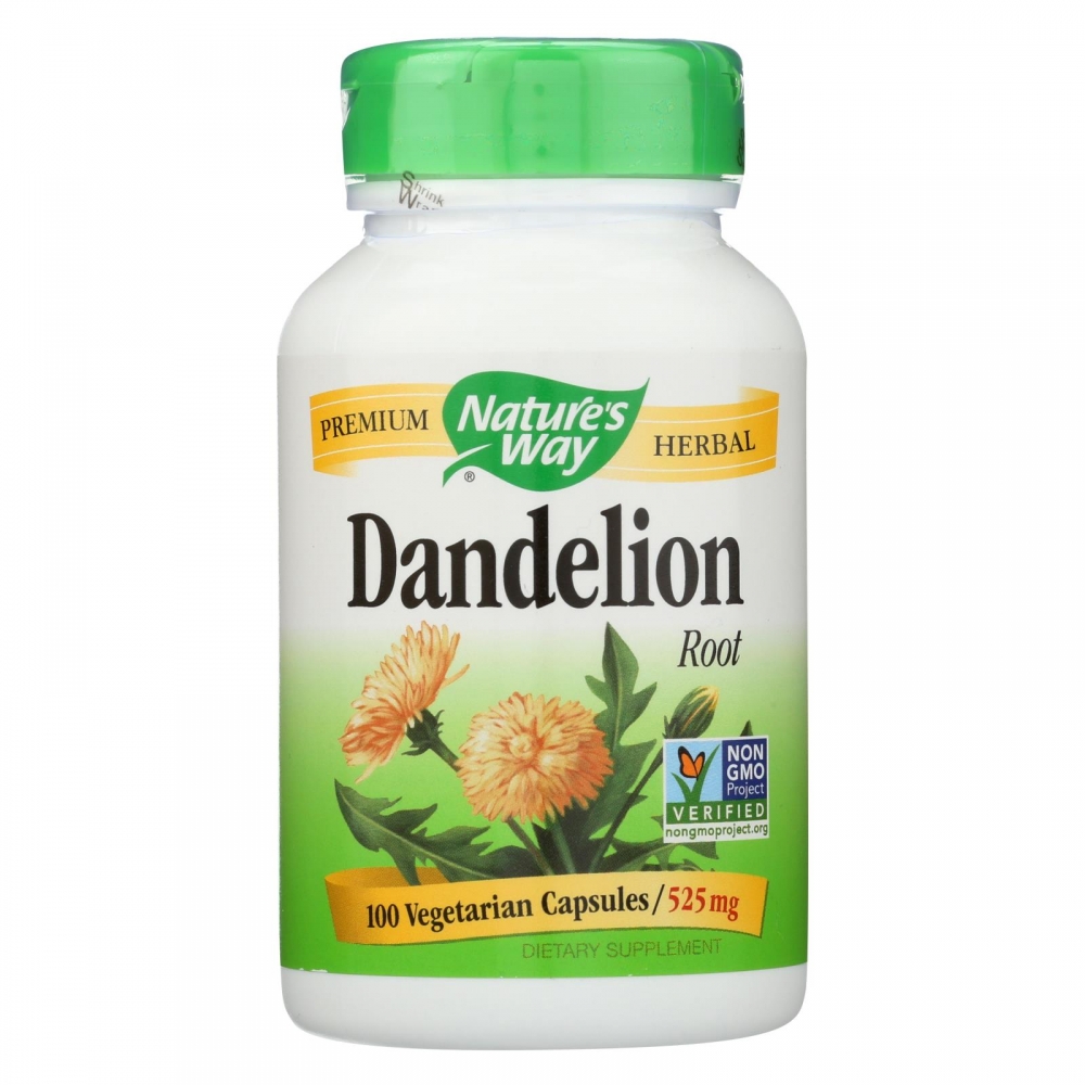 Nature's Way - Dandelion Root - 100 Capsules
