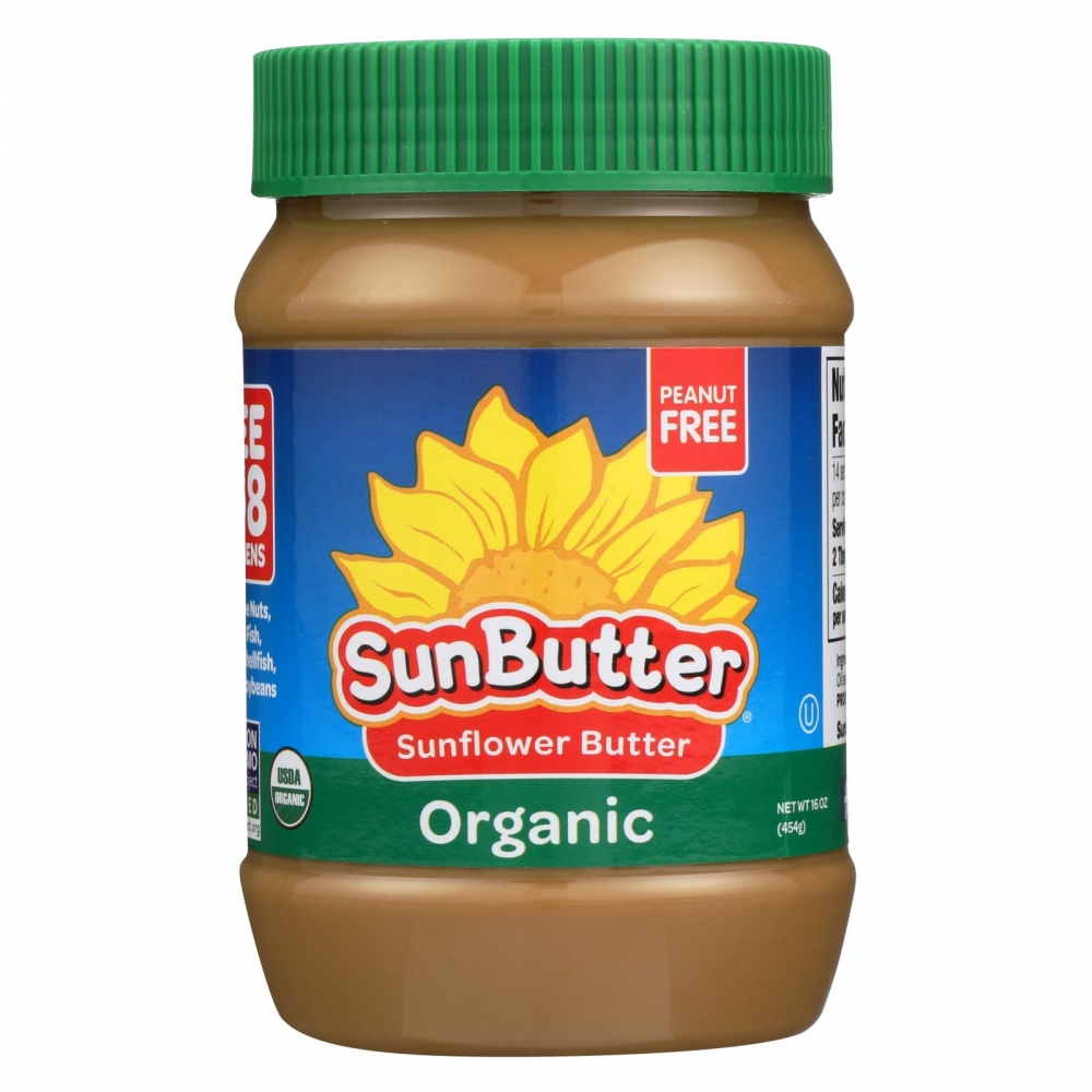 Sunbutter Sunflower Butter - Organic - 6개 묶음상품 - 16 oz.
