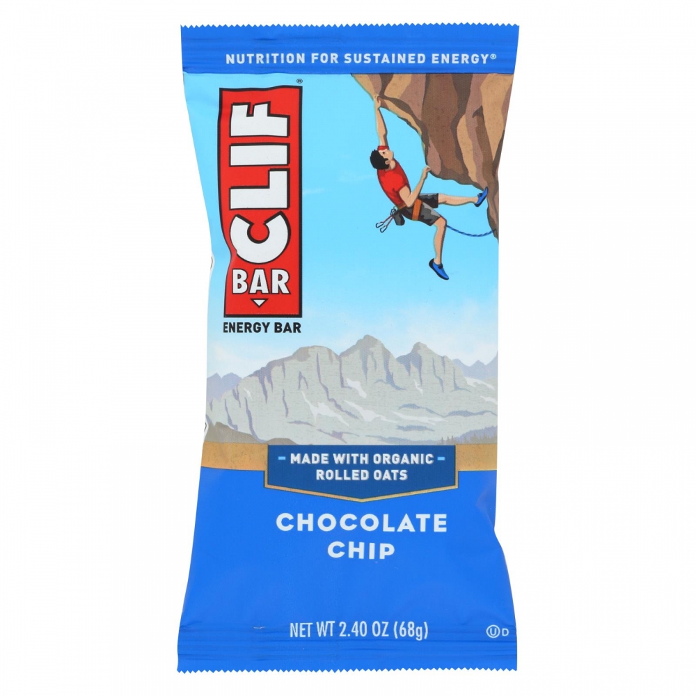 Clif Bar - Organic Chocolate Chip - 12개 묶음상품 - 2.4 oz