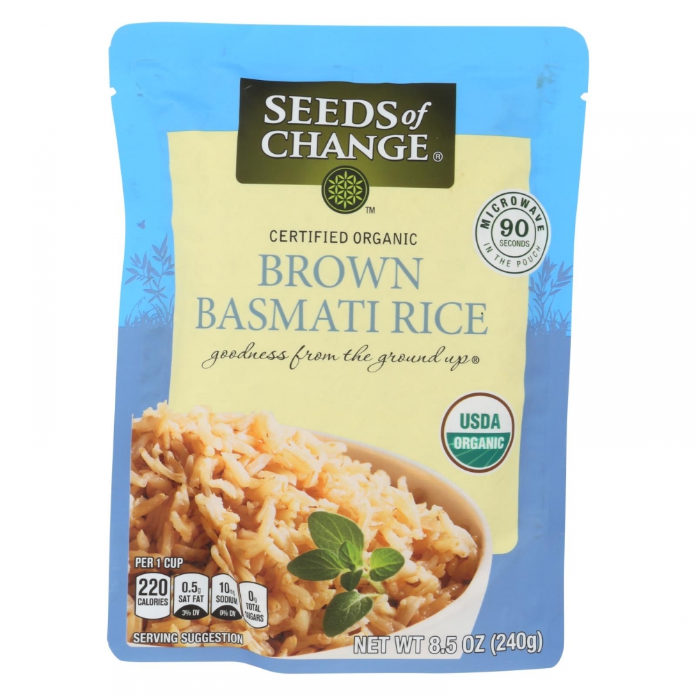 Seeds of Change Organic Rishikesh Brown Basmati Rice - 12개 묶음상품 - 8.5 oz.