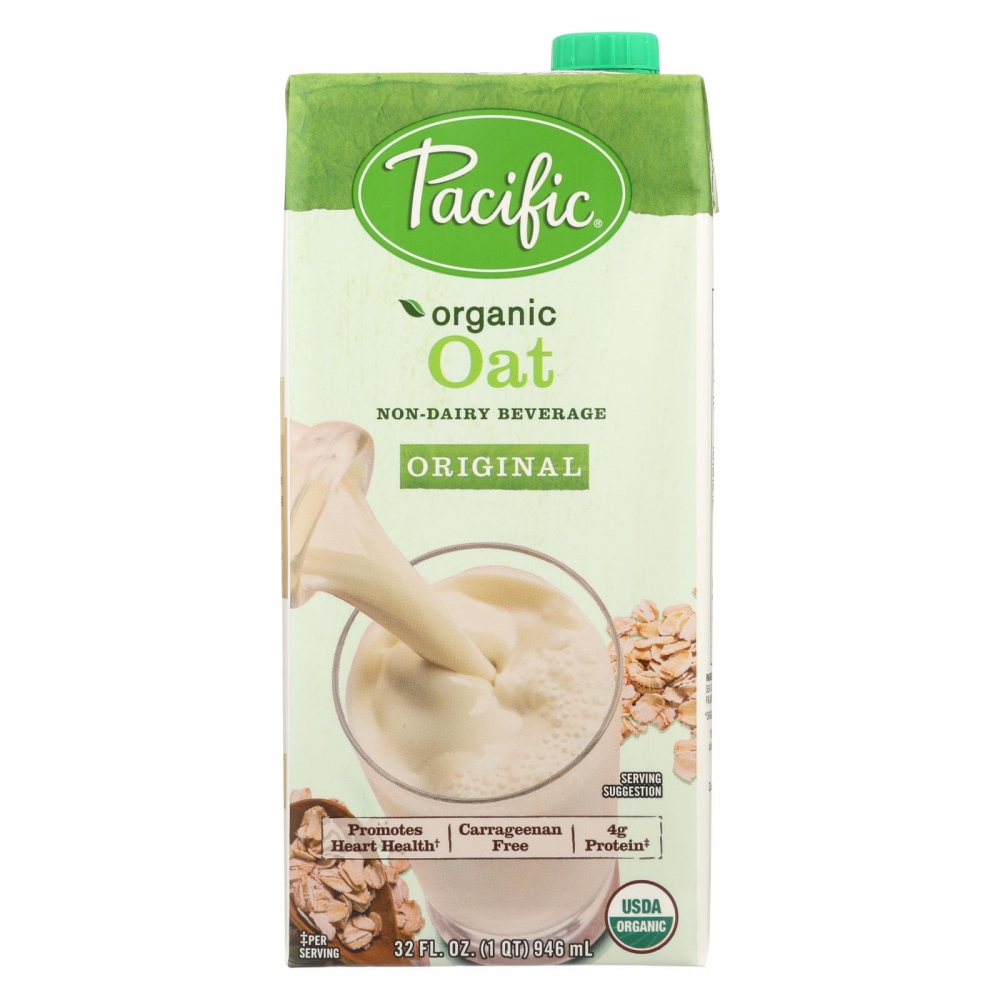 Pacific Natural Foods Oat Original - Organic - 12개 묶음상품 - 32 Fl oz.