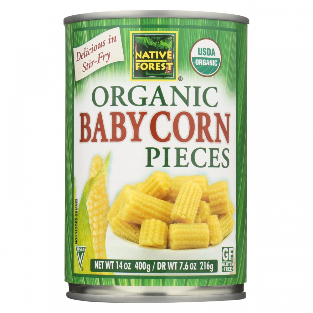 Native Forest Organic Cut Baby - Corn - 6개 묶음상품 - 14 oz.