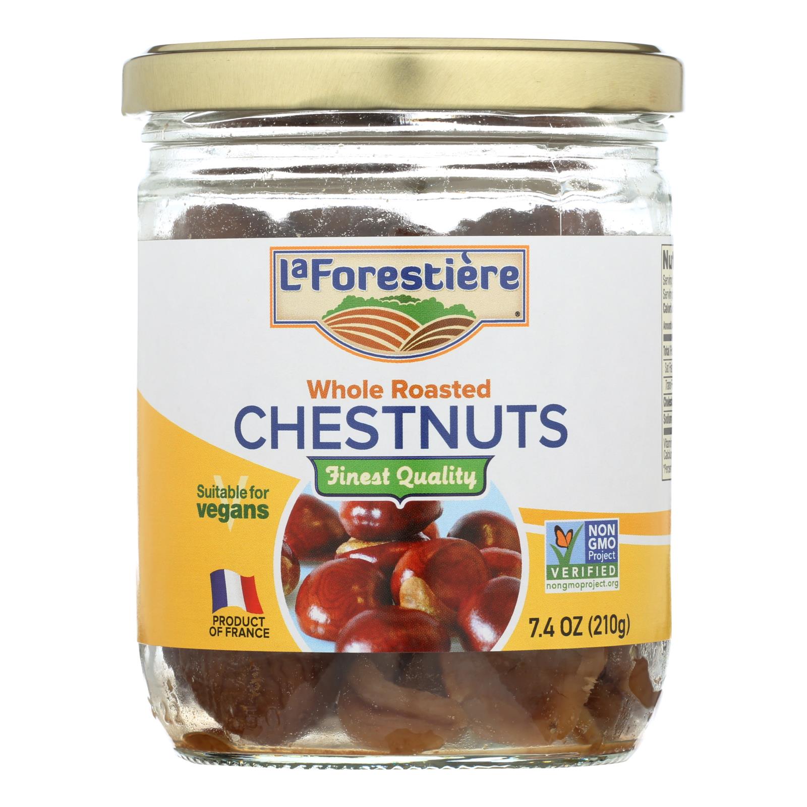 La Forestiere's Whole Roasted Chestnuts - 12개 묶음상품 - 7.4 OZ