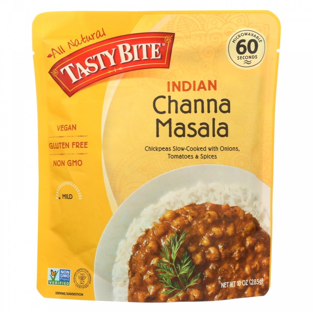 Tasty Bite Entree - Indian Cuisine - Channa Masala - 10 oz - 6개 묶음상품