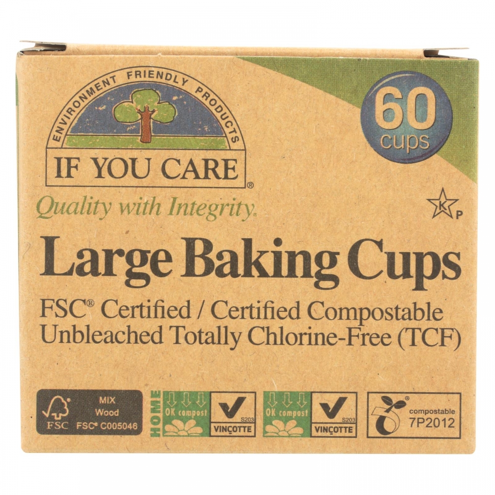 If You Care Baking Cups - Brown 2.5 Inch - 24개 묶음상품 - 60 Count