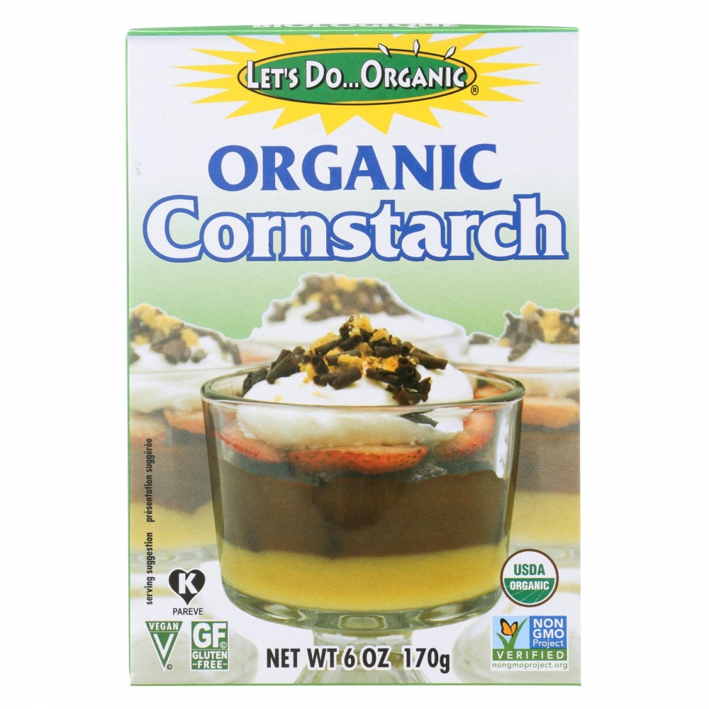 Let's Do Organics Cornstarch - Organic - 6 oz - 6개 묶음상품