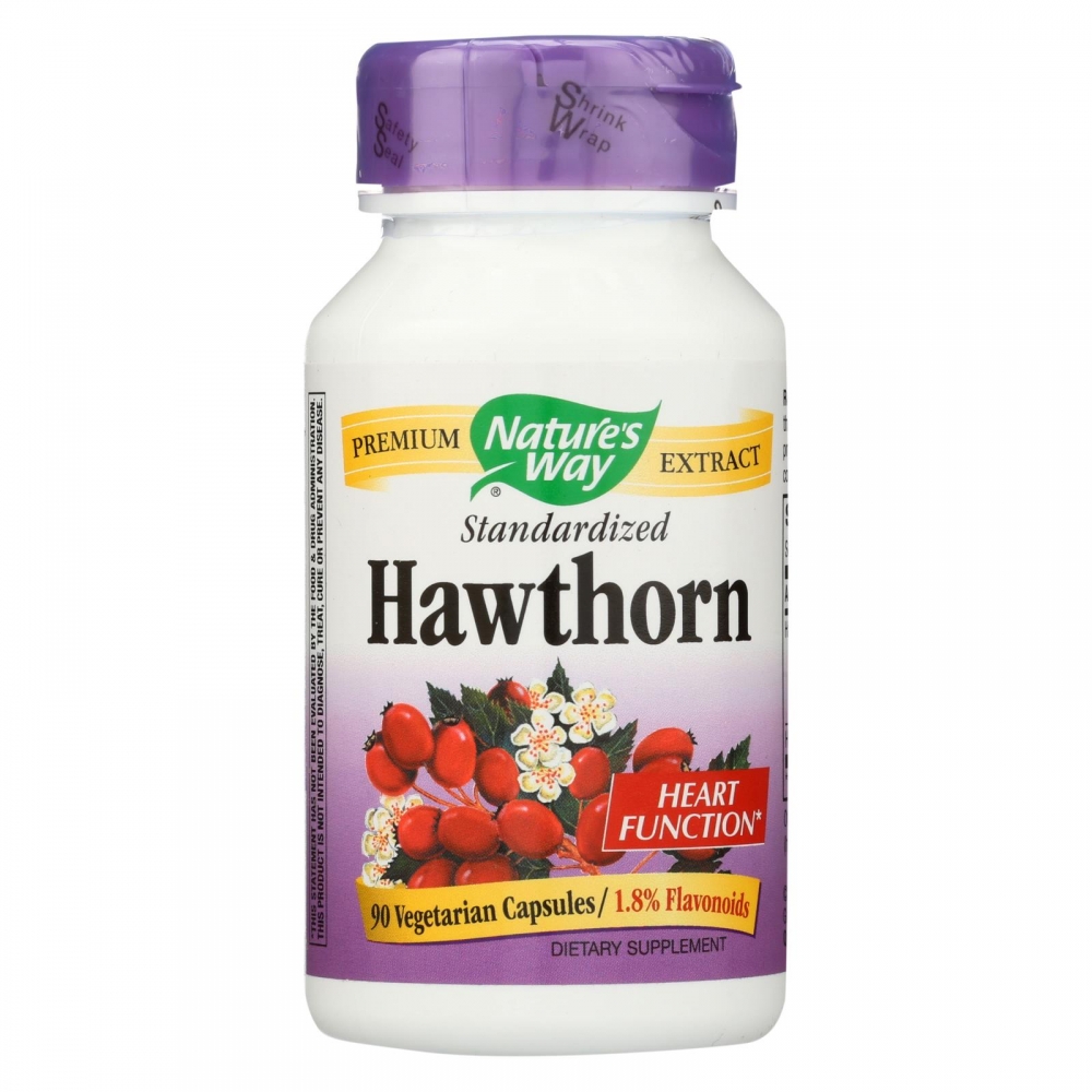Nature's Way - Hawthorn Standardized - 90 Capsules