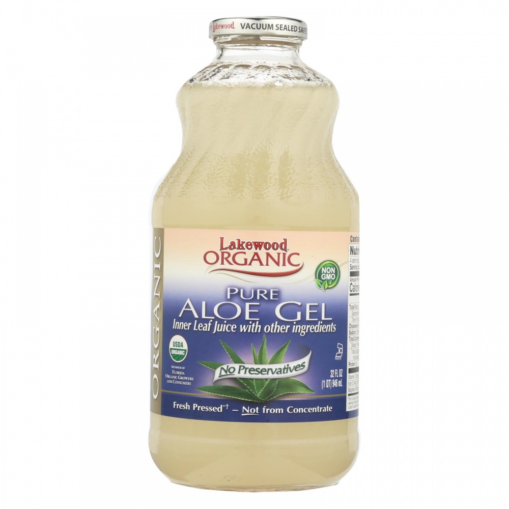 Lakewood Organic Aloe Vera Gel Juice - 32 oz