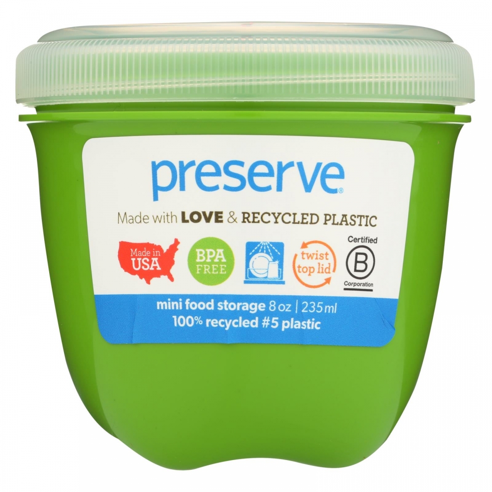 Preserve Mini Food Storage Container - Apple Green - 12개 묶음상품 - 8 oz