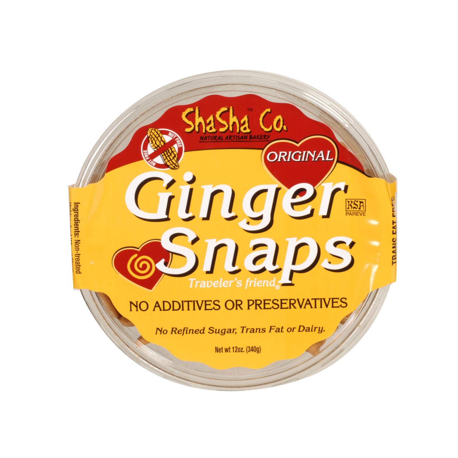 Shasha Bread Original Ginger Snap Cookies - 16개 묶음상품 - 12 oz