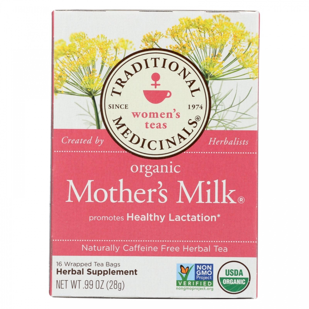 Traditional Medicinals Organic Mother's Milk Herbal Tea - 16 Tea Bags - 6개 묶음상품