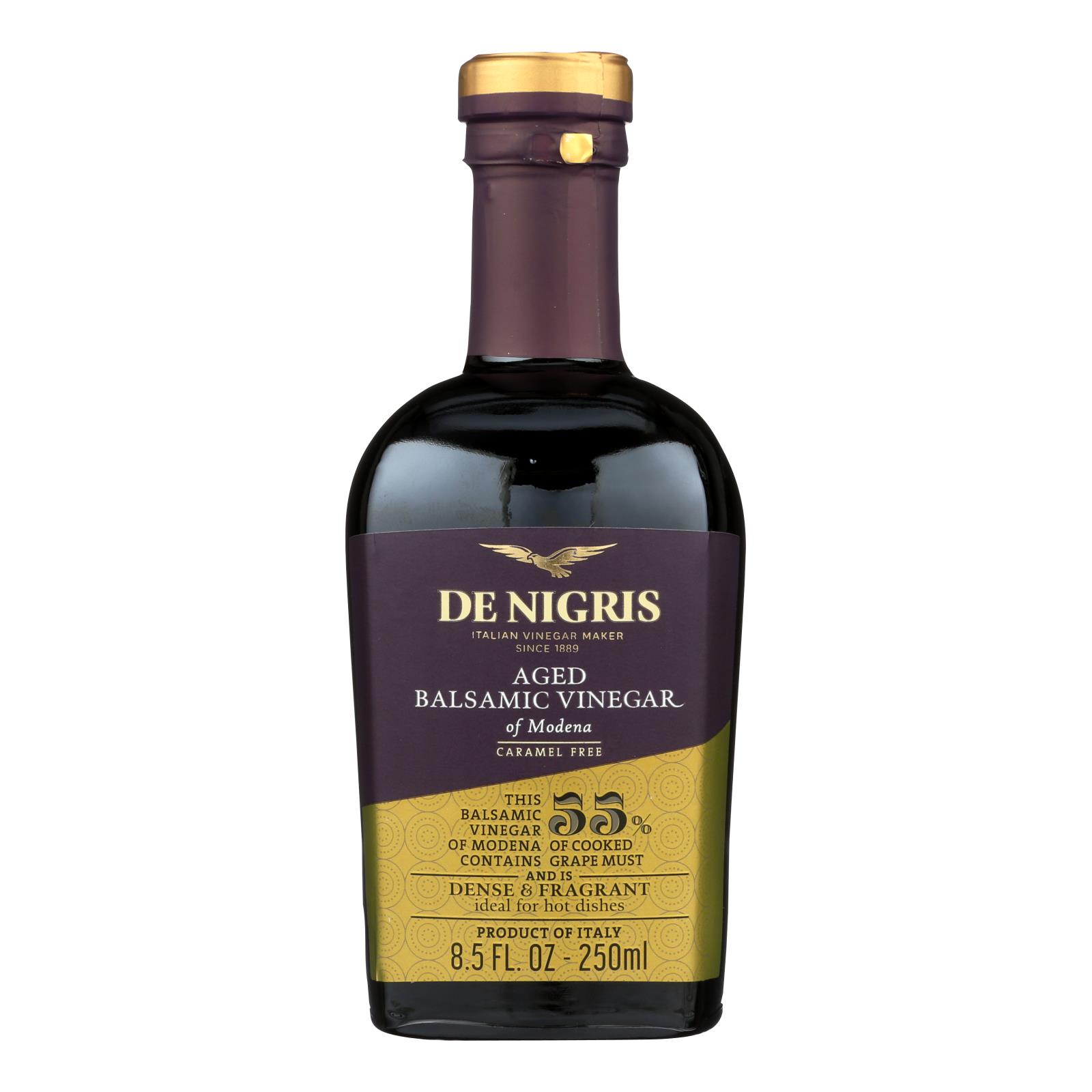 De Nigris - Vinegar - Aged Balsamic - 6개 묶음상품 - 8.5 fl oz