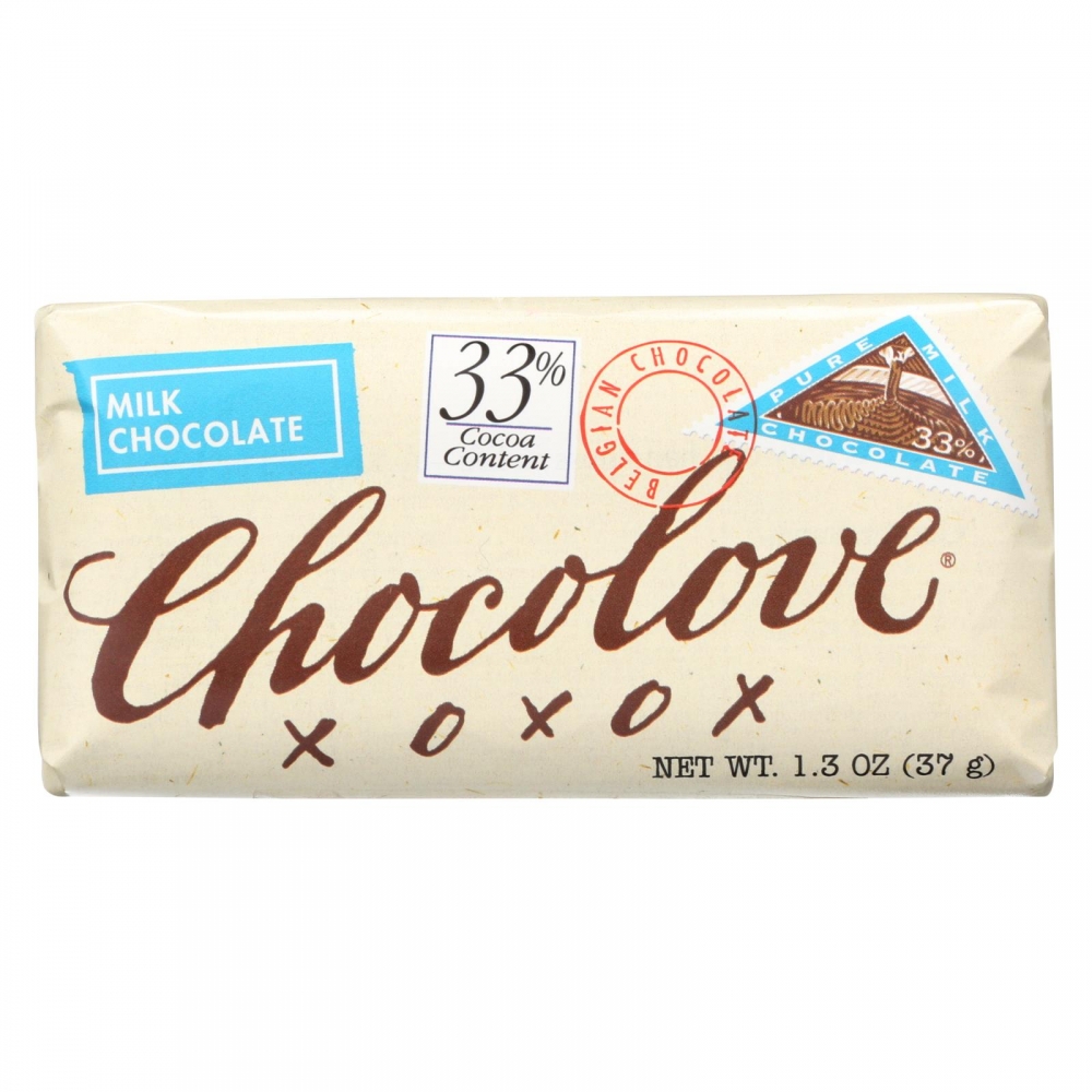 Chocolove Xoxox - Premium Chocolate Bar - Milk Chocolate - Pure - Mini - 1.3 oz Bars - 12개 묶음상품