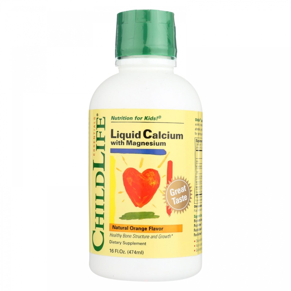Childlife Liquid Calcium with Magnesium Natural Orange - 16 fl oz
