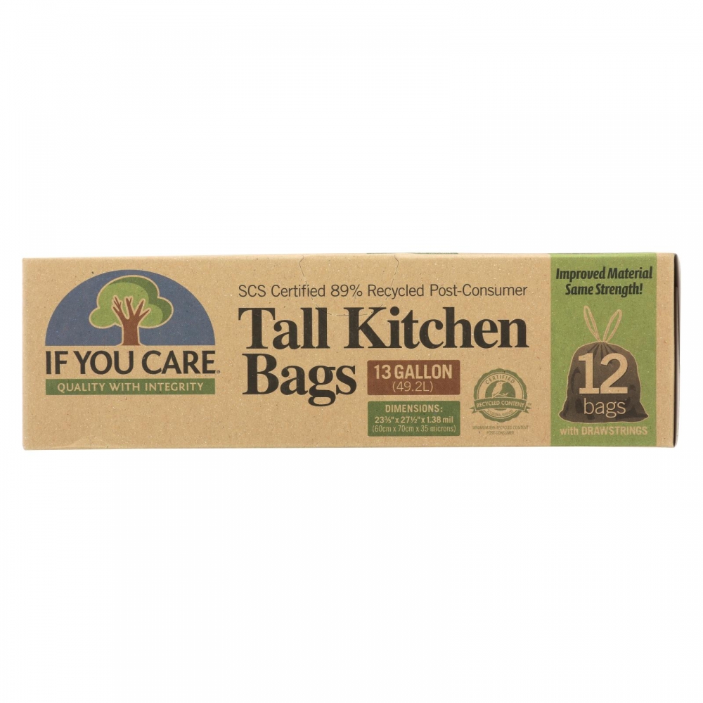If You Care Tall Kitchen - Trash Bag - 12개 묶음상품 - 12 Count